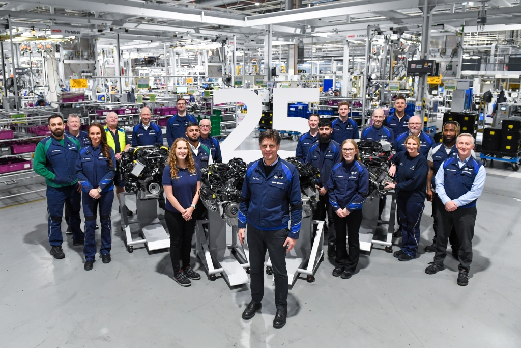 BMW marks 25 years of engine manufacturing at Hams Hall