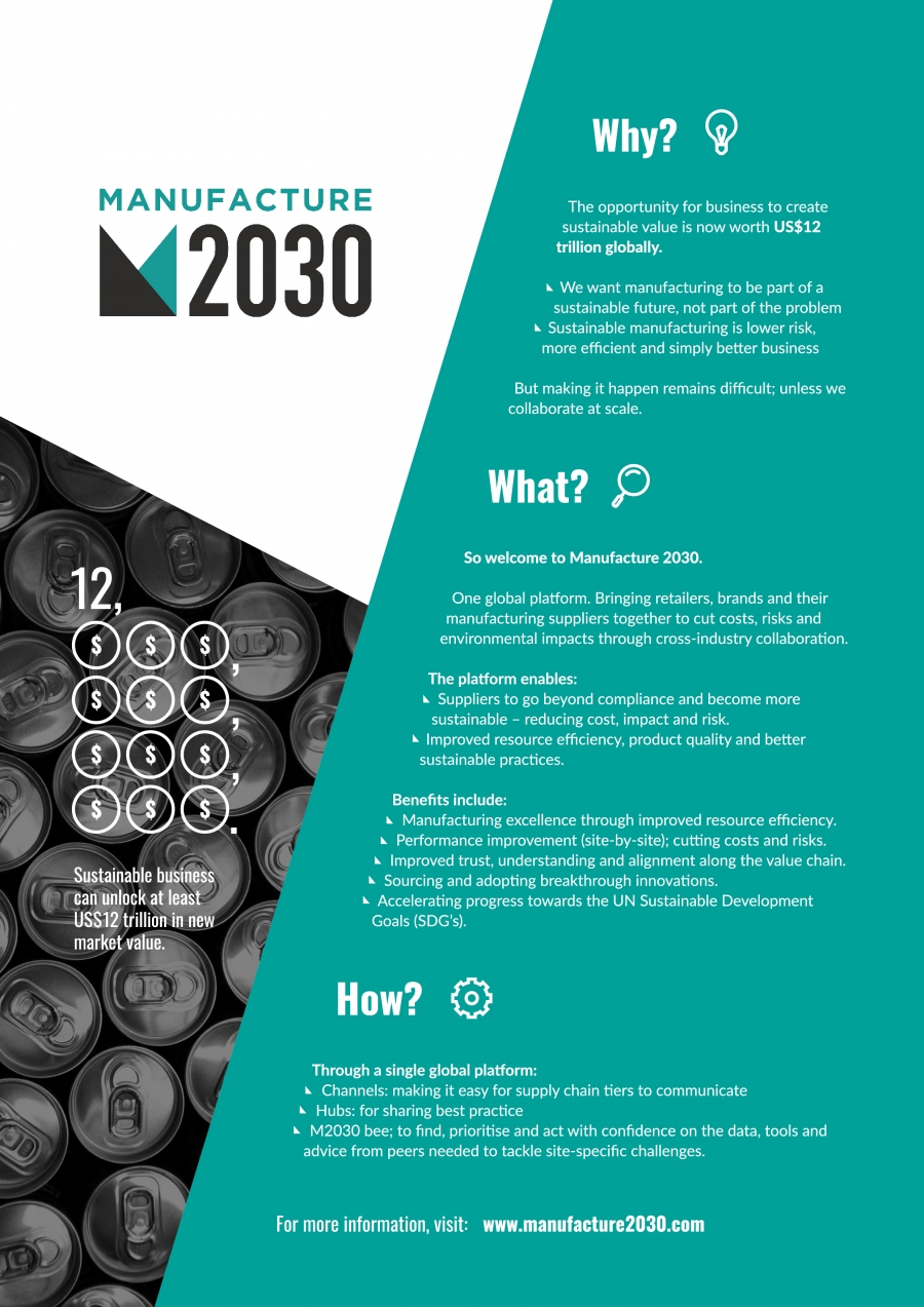 Manufacture 2030 new sustainable manufacturing platform launched  Zenoot